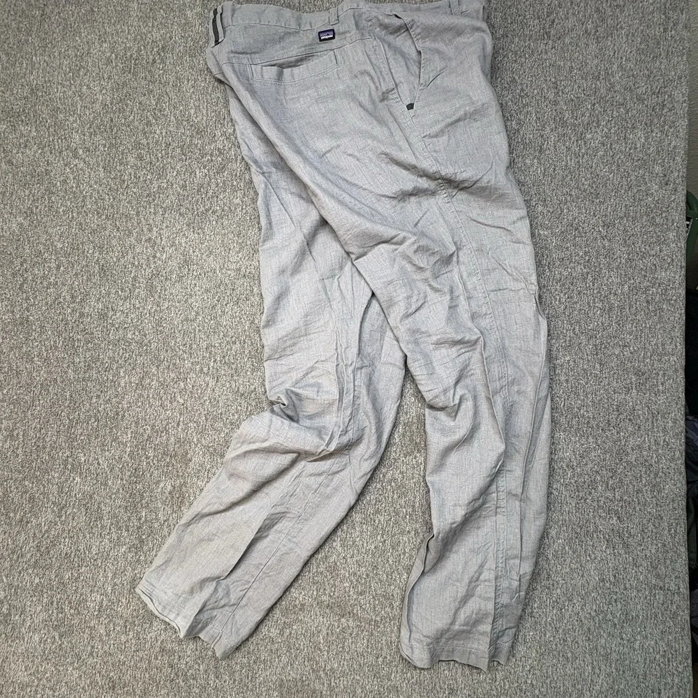 Patagonia Back Step Lightweight Pants Mens 34 Reg Hemp Cotton Regular Fit 33X32